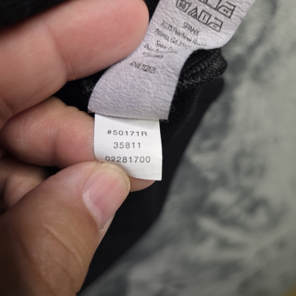 Spanx The Perfect Sweatshirt Black 3/4 Dolman Sleeve Stretch Active - Picture 5 of 8